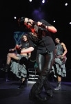 Adam Lambert performs on stage at JCB Hall on October 6, 2010 in Tokyo, Japan.