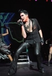 Adam Lambert performs on stage at JCB Hall on October 6, 2010 in Tokyo, Japan.