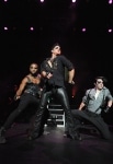 Adam Lambert performs on stage at JCB Hall on October 6, 2010 in Tokyo, Japan.