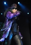 Adam Lambert performs on stage at JCB Hall on October 6, 2010 in Tokyo, Japan.