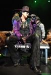 Adam Lambert performs on stage at JCB Hall on October 6, 2010 in Tokyo, Japan.