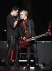 Adam Lambert performs on stage at JCB Hall on October 6, 2010 in Tokyo, Japan.