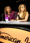 AMERICAN IDOL: L-R: Steven Tyler and Jennifer Lopez at Hollywood Week on AMERICAN IDOL airing on FOX. CR: Michael Becker / FOX.