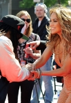 arrives at Fox's "American Idol" season 10 finale results show held at Nokia Theatre LA Live on May 25, 2011 in Los Angeles, California.