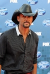 arrives at Fox's "American Idol" season 10 finale results show held at Nokia Theatre LA Live on May 25, 2011 in Los Angeles, California.