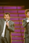 AMERICAN IDOL: Idol top 12 finalist Casey Abrams performs with special guest Jack Black during the season ten AMERICAN IDOL GRAND FINALE at the Nokia Theatre on Weds. May 25, 2011 in Los Angeles, California. CR: Michael Becker/FOX