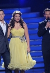 AMERICAN IDOL: Scotty McCreery and Lauren Alaina await the voting results during the season ten AMERICAN IDOL GRAND FINALE at the Nokia Theatre on Weds. May 25, 2011 in Los Angeles, California. CR: Michael Becker/FOX