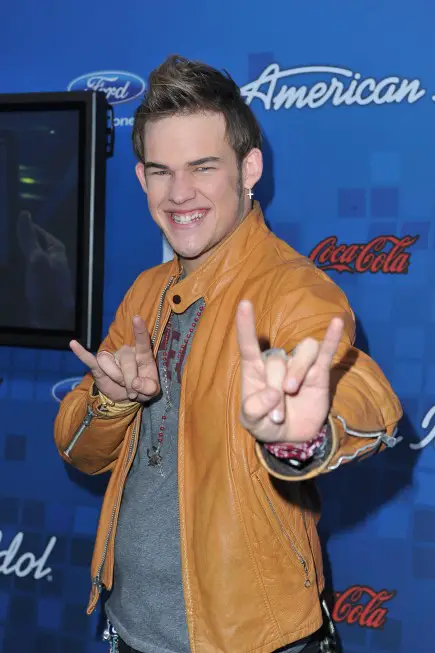 AMERICAN IDOL: AMERICAN IDOL Finalist James Durbin arrives on the red carpet at the AMERICAN IDOL TOP 13 FINALIST PARTY on Thursday, March 3 at The Grove in Los Angeles, CA.