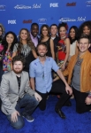AMERICAN IDOL: AMERICAN IDOL Finalists (Clockwise from Left) Lauren Alaina, Thia Megia, Hayley Reinhart, Jacob Lusk, Karen Rodriguez, Scott McReery, Naima Adedapo, Pia Toscano, Ashthon Jones, Stefano Langone, James Durbin, Paul McDonald and Casey Abrams arrive on the red carpet at the AMERICAN IDOL TOP 13 FINALIST PARTY on Thursday, March 3 at The Grove in Los Angeles, CA.