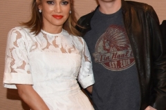 2016 FOX WINTER TCA: (L-R) AMERICAN IDOL Judge Jennifer Lopez and Season 10 Winner Scotty McCreery behind the scenes at the Langham Hotel, Friday, Jan. 15 in Pasadena, CA. CR: Michael Becker/FOX