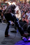 performs onstage during the Academy of Country Music concerts on Fremont at the Fremont Street Experience on April 1, 2011 in Las Vegas, Nevada.