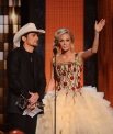 onstage at the 44th Annual CMA Awards at the Bridgestone Arena on November 10, 2010 in Nashville, Tennessee.