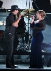 onstage at the 44th Annual CMA Awards at the Bridgestone Arena on November 10, 2010 in Nashville, Tennessee.