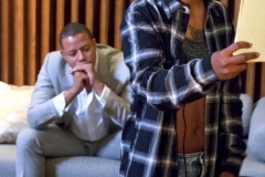 EMPIRE: L-R: Terrence Howard and guest star Bre-Z in the “Be True” episode of EMPIRE airing Wednesday, Oct. 21 (9:00-10:00 PM ET/PT) on FOX. ©2015 Fox Broadcasting Co. Cr: Chuck Hodes/FOX.