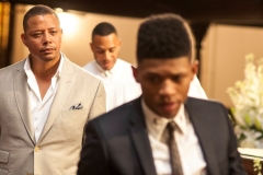 EMPIRE: L-R: Terrence Howard, Trai Byers and Bryshere Gray in the “Be True” episode of EMPIRE airing Wednesday, Oct. 21 (9:00-10:00 PM ET/PT) on FOX. ©2015 Fox Broadcasting Co. Cr: Matt Dinerstein/FOX.
