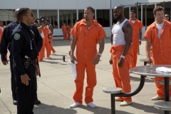 EMPIRE: Pictured L-R: Guest star Ludacris (Chris Bridges) as Officer McKnight and Terrence Howard as Lucious Lyon in the ÒWithout A CountryÓ episode of EMPIRE airing Wednesday, Sept. 30 (9:00-10:00 PM ET/PT) on FOX. ©2015 Fox Broadcasting Co. Cr: Chuck Hodes/FOX.