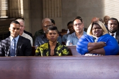EMPIRE: Pictured L-R: Trai Byers as Andre Lyon, Bryshere Gray as Hakeem Lyon and Gabourey Sidibe as Becky in the “The Devils Are Here” Season Two premiere episode of EMPIRE airing Wednesday, Sept. 23 (9:00-10:00 PM ET/PT) on FOX. ©2015 Fox Broadcasting Co. Cr: Chuck Hodes/FOX.