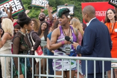 EMPIRE: Pictured L-R: Taraji P. Henson as Cookie Lyon, Ta'Rhonda Jones as Porsha and guest star Don Lemon in the ÒThe Devils Are HereÓ Season Two premiere episode of EMPIRE airing Wednesday, Sept. 23 (9:00-10:00 PM ET/PT) on FOX. ©2015 Fox Broadcasting Co. Cr: Chuck Hodes/FOX.