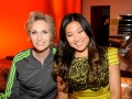 FOX 2011 PROGRAMMING PRESENTATION: GLEE cast members (L-R) Jane Lynch and Jenna Ushkowitz celebrates the FOX 2011 PROGRAMMING PRESENTATION in New York City on Monday, May 16. CR: Frank Micelotta/FOX