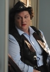 GLEE: Coach Beiste (guest star Dot-Marie Jones) finds a friend in Will in the "Blame It on the Alcohol" episode of GLEE airing Tuesday, Feb. 22 (8:00-9:01 PM ET/PT) on FOX. ©2011 Fox Broadcasting Co. CR: Mike Yarish/FOX
