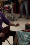 GLEE: Sam (Chord Overstreet, L) sings to Quinn (Dianna Agron, R) in the "Comeback" episode of GLEE airing Tuesday, Feb. 15 (8:00-9:00 PM ET/PT) on FOX. ©2011 Fox Broadcasting Co. CR: Adam Rose/FOX