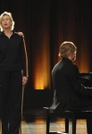GLEE: Doris (guest star Carol Burnett, L) and Sue (Jane Lynch, R) perform a duet in the "Furt" episode of GLEE airing Tuesday, Nov. 23 (8:00-9:00 PM ET/PT) on FOX. Â©2010 Fox Broadcasting Co. Cr: Mike Yarish/FOX