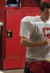 GLEE: Finn (Cory Monteith) prays to a sandwich in the "Grilled Cheesus" episode of GLEE airing Tuesday, Oct. 5 (8:00-9:00 PM ET/PT) on FOX. ©2010 Fox Broadcasting Co. CR: Adam Rose/FOX