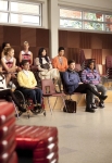 GLEE: Will (Matthew Morrison, R) discusses the next class assignment with the glee club in the "Never Been Kissed" episode of GLEE airing Tuesday, Nov. 9 (8:00-9:01 PM ET/PT) on FOX. ©2010 Fox Broadcasting Co. CR: Adam Rose/FOX
