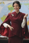 GLEE: Holly Holiday (guest star Gwyneth Paltrow) dresses up in costume to teach a history lesson in the "Night of Neglect" episode of GLEE airing Tuesday, April 19 (8:00-9:01 PM ET/PT) on FOX. ©2011 Fox Broadcasting Co. CR: Michael Yarish/FOX