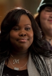 GLEE: Lauren (Ashley Fink, R) helps Mercedes (Amber Riley, L) demand respect in the "Night of Neglect" episode of GLEE airing Tuesday, April 19 (8:00-9:01 PM ET/PT) on FOX. ©2011 Fox Broadcasting Co. CR: Adam RoseFOX