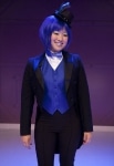 GLEE: Behind the Scenes with Jenna Ushkowitz during the filming of "The Rocky Horror Glee Show" episode of GLEE airing Tuesday, Oct. 26 (8:00-9:01 PM ET/PT) on FOX. Â©2010 Fox Broadcasting Co. Cr: Adam Rose/FOX