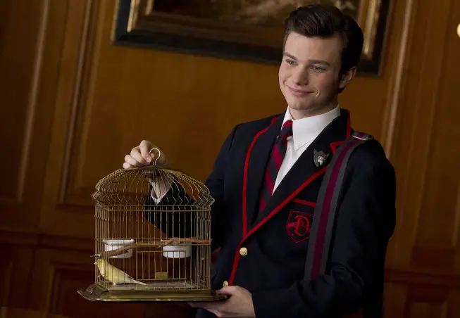 GLEE: Kurt (Chris Colfer) joins the Warblers in the "Special Education" episode of GLEE airing Tuesday Nov. 30 (8:00-9:00 PM ET/PT) on FOX. Â©2010 Fox Broadcasting Co. CR: Justin Lubin/FOX