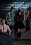 GLEE: The Glee club watch Sunshine perform in "Audition," the season premiere episode of GLEE airing Tuesday, Sept. 21 (8:00-9:00 PM ET/PT) on FOX. ©2010 Fox Broadcasting Co. Pictured L-R: Chris Colfer, Matthew Morrison, Harry Shum Jr., Jenna Ushkowitz, Dianna Agron, Mark Salling and Naya Rivera. Cr: Adam Rose/FOX