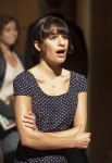 GLEE: Rachel (Lea Michele) sings a song in "Audition," the premiere episode of GLEE airing Tuesday, Sept. 21 (8:00-9:00 PM ET/PT) on FOX. ©2010 Fox Broadcasting Co. Cr: Adam Rose/FOX