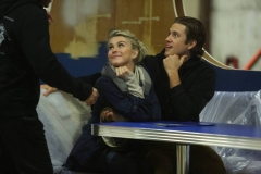 GREASE: LIVE: (L-R): Julianne Hough and Aaron Tveit rehearse for GREASE: LIVE airing LIVE Sunday, Jan. 31, 2016 (7:00-10:00 PM ET live/PT tape-delayed) on FOX. Cr: Jordin Althaus/FOX