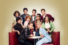 GREASE: LIVE: (L-R): Keke Palmer, Vanessa Hudgens, Carlos PenaVega, Carly Rae Jespen, Aaron Tveit, David Del Rio, Jordan Fisher, Julianne Hough, Andrew Call and Kether Donohue in GREASE: LIVE airing LIVE Sunday, Jan. 31, 2016 (7:00-10:00 PM ET live/PT tape-delayed) on FOX. Cr: Tommy Garcia/FOX