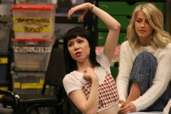 GREASE: LIVE: (L-R): Carly Rae Jepsen and Julianne Hough rehearse for GREASE: LIVE airing LIVE Sunday, Jan. 31, 2016 (7:00-10:00 PM ET live/PT tape-delayed) on FOX. Cr: Kevin Estrada/FOX