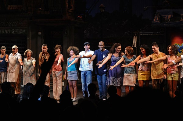 > "In The Heights" on Broadway at the Richard Rodgers Theatre on August 19, 2010 in New York City.
