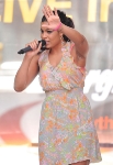 > for an Energizer/VH1 Save The Music Event in Times Square on July 28, 2011 in New York City.