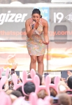 > for an Energizer/VH1 Save The Music Event in Times Square on July 28, 2011 in New York City.