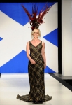 walks the runway at the 9th annual Dressed to Kilt charity fashion show at the Hammerstein Ballroom on April 5, 2011 in New York City.