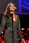 speaks onstage at 2011 MusiCares Person of the Year Tribute to Barbra Streisand at Los Angeles Convention Center on February 11, 2011 in Los Angeles, California.