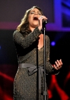 speaks onstage at 2011 MusiCares Person of the Year Tribute to Barbra Streisand at Los Angeles Convention Center on February 11, 2011 in Los Angeles, California.