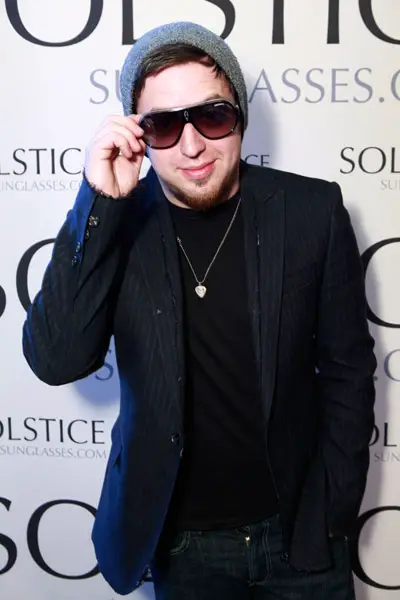 poses at the SOLSTICEsunglasses.com and Safilo USA booth at the GRAMMY Gift Lounge druing The 53rd Annual GRAMMY Awards at Staples Center on February 11, 2011 in Los Angeles, California.
