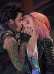 THE ROCKY HORROR PICTURE SHOW: Let's Do The Time Warp Again: L-R: Adam Lambert and Annaleigh Ashford in THE ROCKY HORROR PICTURE SHOW: Let's Do The Time Warp Again, premiering Thursday, Oct. 20 (8:00-10:00 PM ET/PT) on FOX. ©2016 Fox Broadcasting Co. Cr: Steve Wilkie/FOX