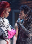 THE ROCKY HORROR PICTURE SHOW: Let's Do The Time Warp Again: L-R: Laverne Cox and Adam Lambert in THE ROCKY HORROR PICTURE SHOW: Let's Do The Time Warp Again, premiering Thursday, Oct. 20 (8:00-10:00 PM ET/PT) on FOX. ©2016 Fox Broadcasting Co. Cr: Steve Wilkie/FOX