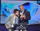 TEEN CHOICE 2010: David Archuleta and John Cena present the award for Choice Hoties during TEEN CHOICE 2010 at the Gibson Amphitheater, Universal City, CA. TEEN CHOICE 2010 airs Monday, Aug. 9 (8:00-10:00 PM ET/PT) on FOX.