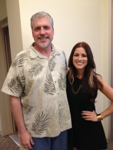 Cassadee Pope HANK FM stop 4-16-13