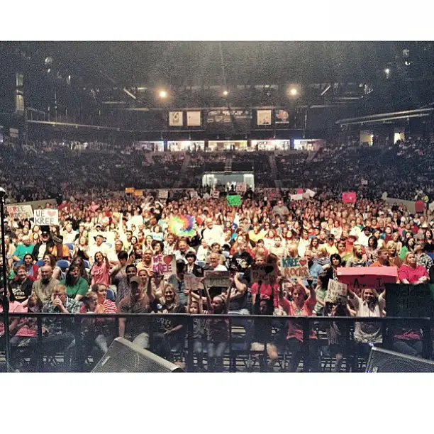 Kree photographs the crowd at Ford Park 5-4-13