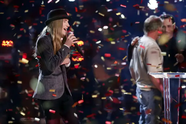 THE VOICE -- "Live Finals" Episode 818B -- Pictured: Sawyer Fredericks -- (Photo by: Trae Patton/NBC)